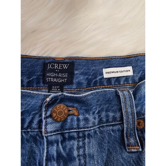 J crew Premium Edition high-rise straight jean size 32 - Picture 2 of 7